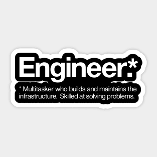 Engineer Definition Sticker
